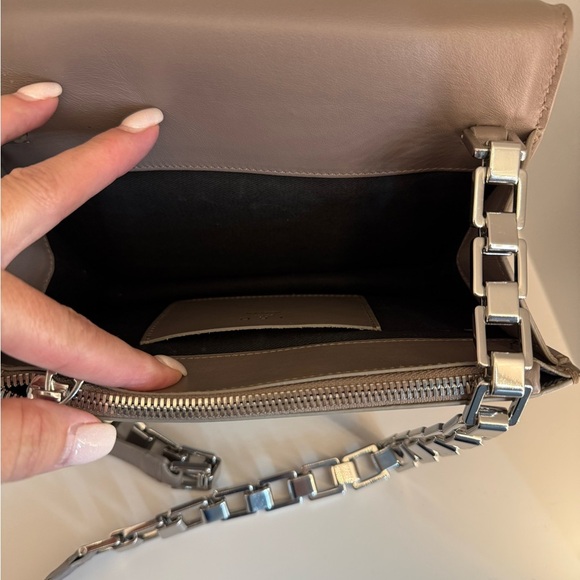 IRO Taupe Crossbody Bag with Chain Strap - Picture 7 of 12